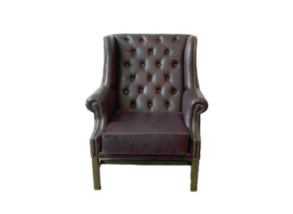 Chesterfield Ohrensessel Sessel Couch Relax Polster Designer Couchen Neu KINGS3