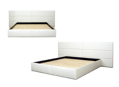 Bett Betten Doppelbett Hotel Polsterbett XXL Wandpolster Bett XXL Ehebett Neu