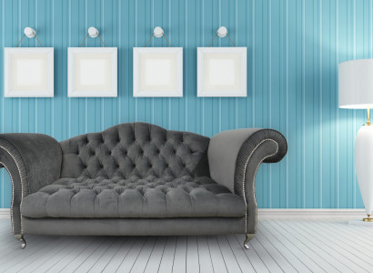 Chesterfield Sofa Polster Designer Couchen Sofas Garnitur Textil Stoff Textil 24