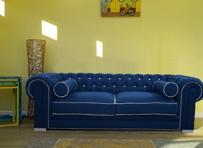 Chesterfield Sofa 3 SITZER Polster Designer Couchen Sofas Garnitur SL Sofa 5