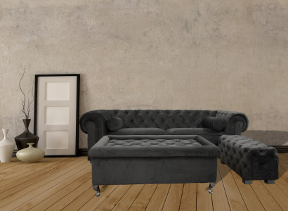 Chesterfield Sofa Polster Designer Couchen Sofas Garnitur Couch SLIII Sofa №18