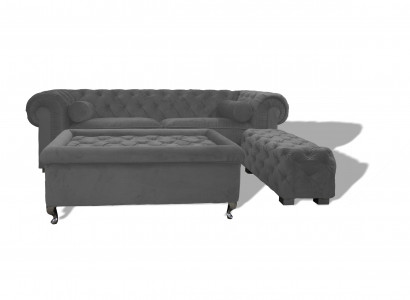 Chesterfield Sofa Polster Designer Couchen Sofas Garnitur Couch SLIII Sofa №21