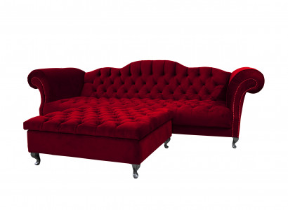 Chesterfield Sofa Polster Designer Couchen Sofas Garnitur Couch SLIII Sofa №46