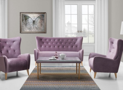 Sofagarnitur 2,50+1+1+Couchtisch Sofa Chesterfield Komplett Set Garnitur Couch