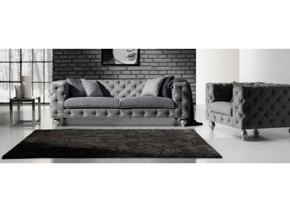 Sofagarnitur Chesterfield Set 252cm + Sessel Sofa Couch designer Dekor Sofa