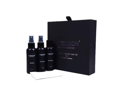 Reinigungs- und Pflegeset für Ledermaterialien 3er-Set Pflegesprays