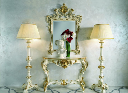 Spiegel Holzrahmen Großer Wandspiegel Klassischer Designer Spiegel Barock SP5020