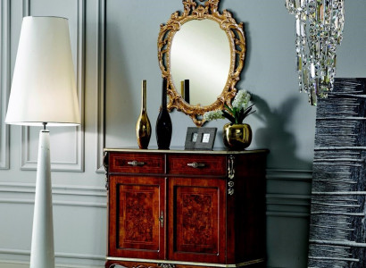 Designer Holz Italienische Möbel Design Möbel Stil Barock 2tlg Kommode