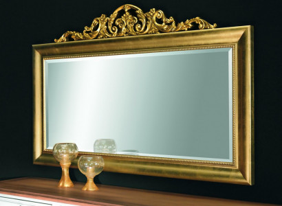 Spiegel Wandspiegel Rechteckig Flurspiegel Holz Wand Dekoration Spieglein Barock