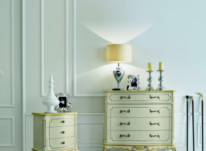 Design Möbel Stil Klassischer Luxus xxl Kommode Weiß Holz Luxus Italienische