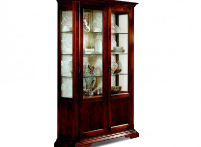 Schicker Designer Italienische Luxus Holz Möbel Barock Stil Schrank Vitrine Wohnzimmer