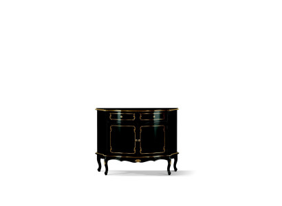 Luxus Italienische Holz Möbel Kommode Schwarz Luxus Buffet Schrank