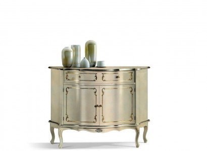 Luxus Italienische Holz Möbel Kommode Weiß Buffet Schrank Wohnzimmer