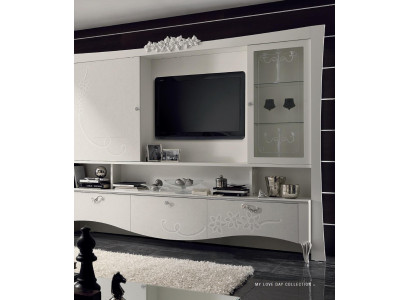 rtv tv Schrank Sideboard Wohnwand Fernseh Kommode Holz Design Modern Schränke