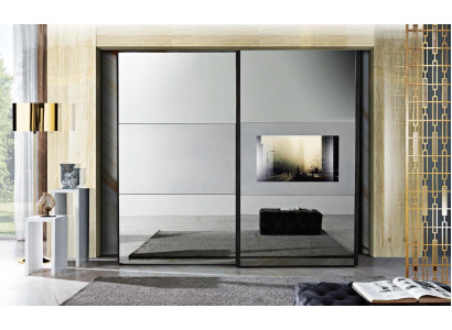 Schrank Kleiderschrank Schwebetüren Schränke Italienische Möbel Schlafzimmer Neu