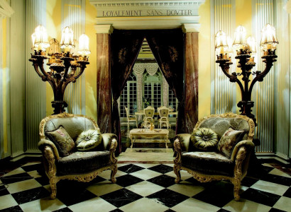 Designer Lehn Stuhl Polster Sofa 1 Sitzer Holz Textil Sessel Club Lounge Möbel