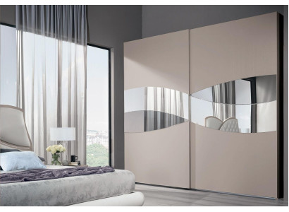 Kleiderschrank Mit Schwebetüren Schlafzimmer Holz Schrank Schränke Holz Spiegel