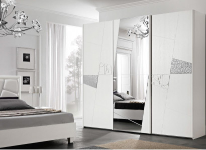 Schränke Italien Kleiderschrank Schrank Luxus Schwebetüren Design Holz Modern