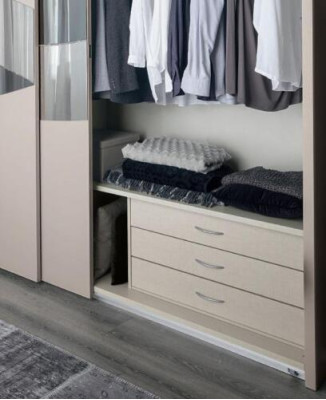 Kleiderschrank Mit Schwebetüren Schlafzimmer Holz Schrank Schränke Holz Spiegel