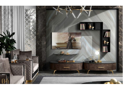 Wohnzimmer rtv Sideboard tv Schrank Tisch Kommode Lowboard Holz Modern Neu