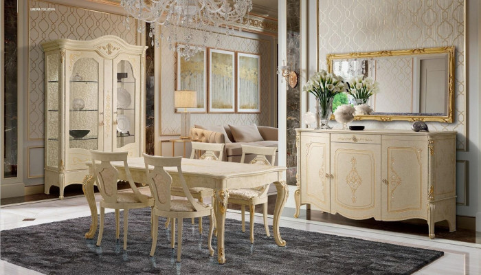 Esstisch Ausziehbar Klassischer Design Tisch Italienische Möbel Tische Holz Ess