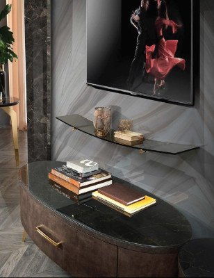 Wohnzimmer rtv Sideboard tv Schrank Tisch Kommode Lowboard Holz Modern Neu