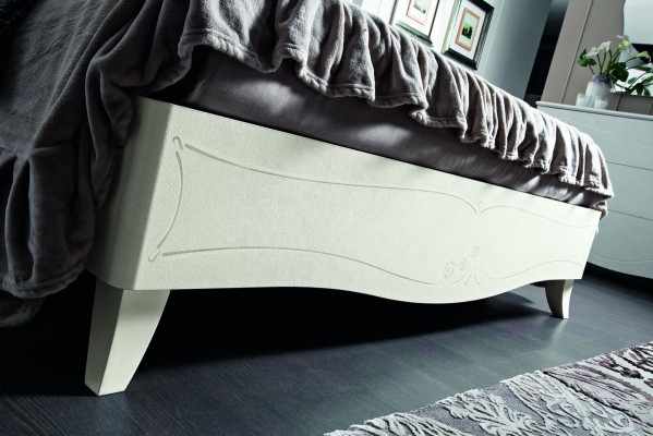 Klassisches Bett Luxus Betten Chesterfield Möbel Schlafzimmer Barock Hotel Stoff