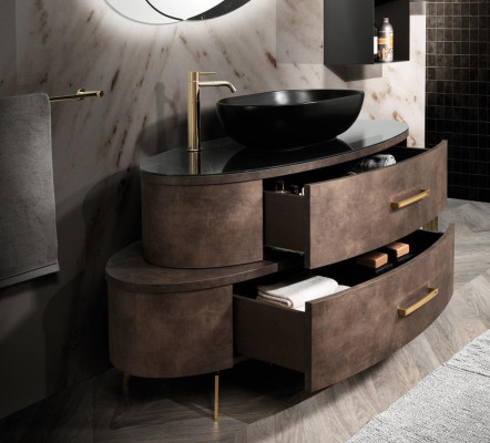 Waschbecken Italienisches Badezimmer Unterschrank Waschtisch Klassischer Schrank