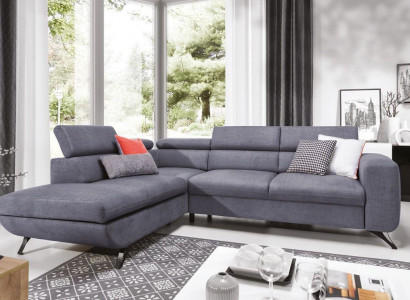 Moderne Schlafcouch Schlafsofa Bettfunktion Sofa Couch Polster Sitzgarnitur Ecke