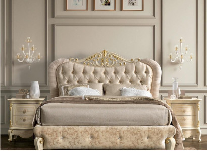 Bett Möbel Doppelbett Chesterfield Schlafzimmer Möbel Design Betten Italien Neu