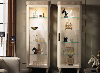 Vitrinen Glas Schrank Schränke Regal Holz Vitrine Design Modern Wohnzimmer Neu