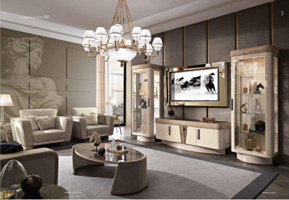 Vitrinen Glas Schrank Schränke Regal Holz Vitrine Design Modern Wohnzimmer Neu