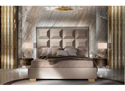 Bett Luxus Betten Bettrahmen Holz Schlafzimmer Doppel Ehe Italienische Möbel Neu