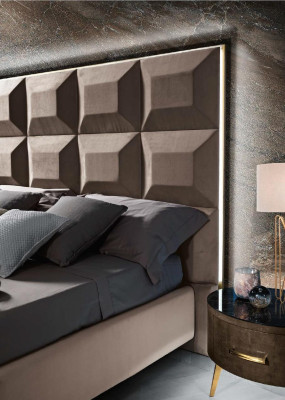 Modern Bett Luxus Betten Chesterfield Möbel Barock Hotel Textil Schlafzimmer