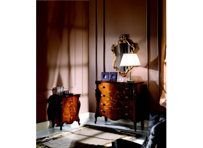 Italienische Möbel Design Kommode Anrichte Braun Luxus Holz Designer Stil