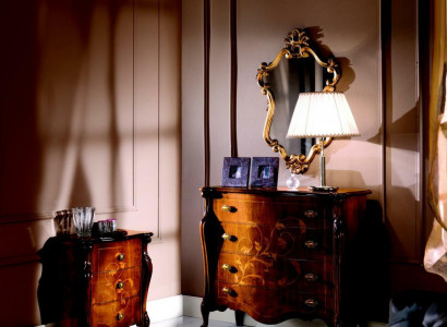 Italienische Möbel Design Kommode Anrichte Braun Luxus Holz Designer Stil