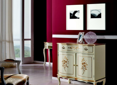 Wohnzimmer Möbel Klassische Barock Luxus Sideboard Kommode Echtholz