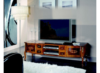 Design Sideboard tv Lowboard rtv Schrank Tisch Wohnzimmer Holz Möbel Barock Stil Neu