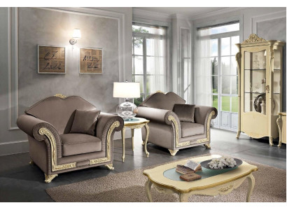 Vitrine Holz Luxus Schränke Klassisches Schrank Design Glas Italienische Möbel