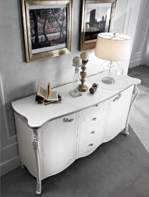 Kommode Wohnzimmer Kommoden Schubladen Holz Sideboard Klassische Design Neu