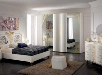 Bett Luxus Modern Betten Bettrahmen Doppel Holz Bettgestelle Schlafzimmer Weiß