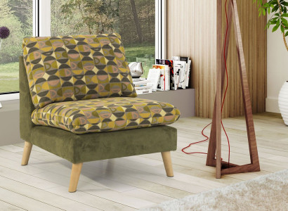 Design Relax Club Sessel Lounge Sofa 1 Sitzer Fernseh Stuhl Polster Stoff