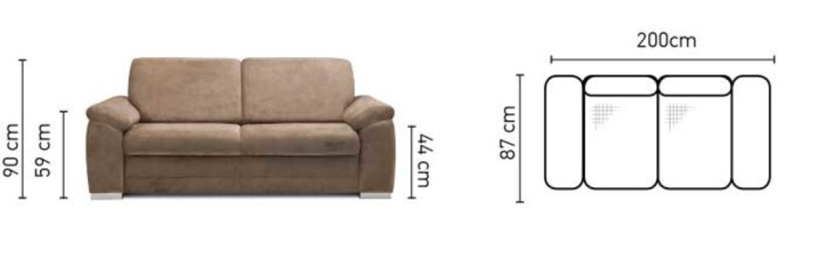 Design Sofa Couch Polster 3 Sitzer Sofas Couchen Sitz Garnitur Stoff Neu