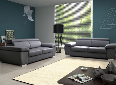 Design Polster Sitz Couch 2 Sitzer Garnitur Sofa Sofas Couchen Textil Stoff Neu