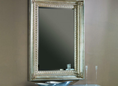 Klassischer Wandspiegel Holz Rahmen Spiegel Möbel Neu 90x135 Glas Rahmen Wand