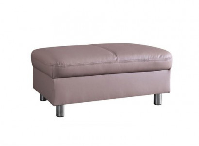 XXL Club Lounge Hocker Pufa Leder Ottoman Designer Textil Fußhocker Design