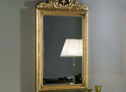 Glas Rahmen Wand Klassischer Wandspiegel Holzrahmen Spiegel Möbel Neu 133x81cm