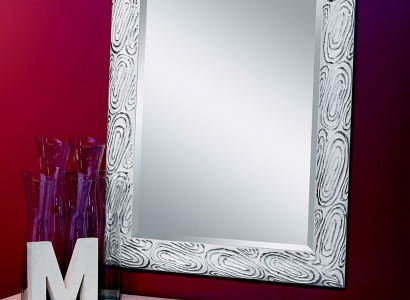 Klassischer Wandspiegel Holzrahmen Möbel Spiegel Hängespiegel Glas Rahmen Wand