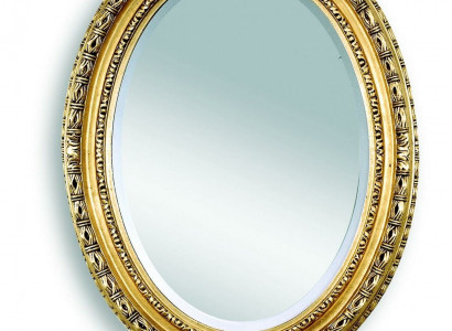 Klassischer Designer Spiegel Wandspiegel Ovalspiegel Ovale Barock Rokoko 68x88cm