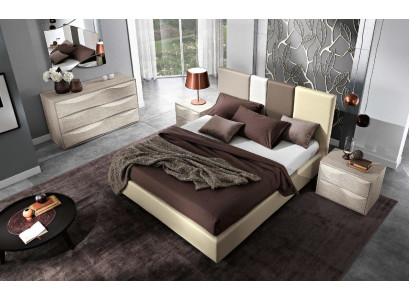 Bett Doppelbett Bettgestelle Bettrahmen Betten Doppel Luxus Holz Design Leder
